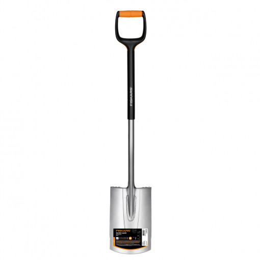 FISKARS Cazma pentru plantat si bordurat Fiskars Xact, medie, varf rotunjit, 1080 mm, 1870 g - 1003682 - Img 4