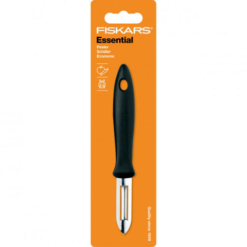FISKARS Curatitor legume Fiskars Essential, lama fixa, 245 mm, 30 g - 1023786 - Img 2