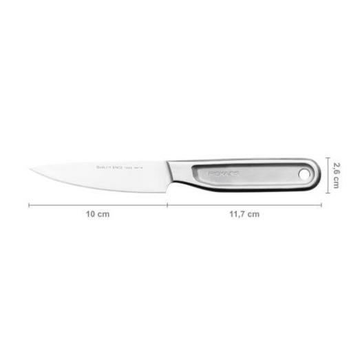 FISKARS Cutit pentru legume Fiskars All Steel, 10 cm - 1062887 - Img 2