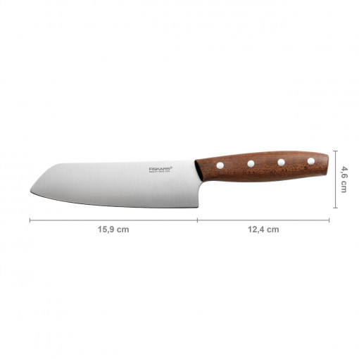 FISKARS Cutit Santoku Fiskars Norr, 16 cm, otel inoxidabil - 1016474 - Img 6