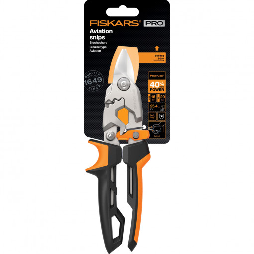 FISKARS Foarfeca pentru tabla Fiskars PowerGear, bulldog - 1027212 - Img 7