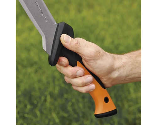 FISKARS Maceta Fiskars Solid, 61.7 cm, negru/portocaliu - 1051235 - Img 7