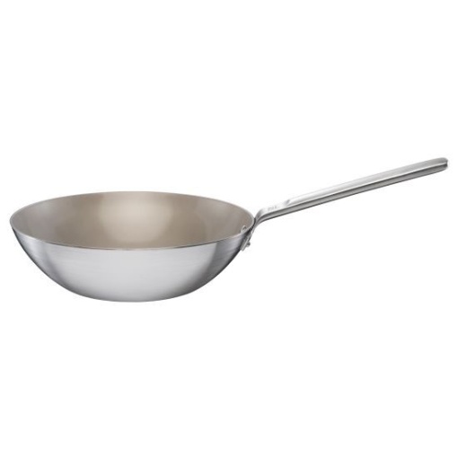 FISKARS Tigaie wok din otel inox, antiaderenta, Fiskars Norden, Ø 28 cm - 1067636 - Img 2