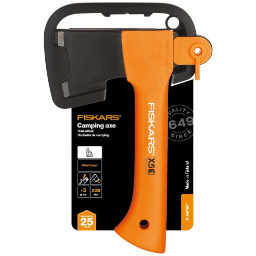 FISKARS Topor pentru camping Fiskars X5, XXS, 262 mm, 570 g - 1015617 - Img 3