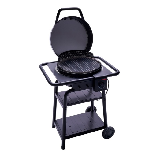 Gratar electric 2.100 W si pe carbuni hibrid, 370 grade Celsius, TRU-Infrared, Char-Broil Patio Bistro E2Coal - 140255 - Img 4