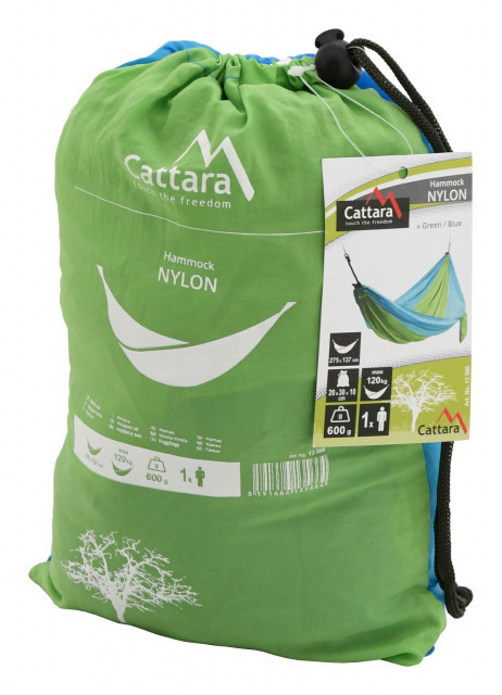 Hamac 275x137cm Cattara - verde/albastru - TT13566 - Img 5