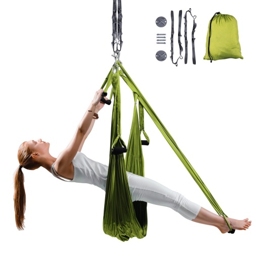 Hamac aero yoga inSPORTline Hemmock-verde - Img 6