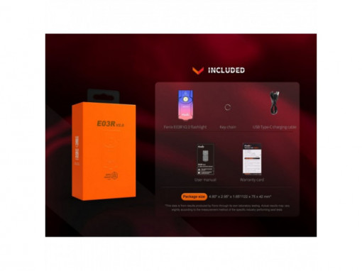 Lanternă EDC - 500 Lumeni 90 Metri Fenix E03R V2.0 Limited Edition - ADV-481-012 - Img 5