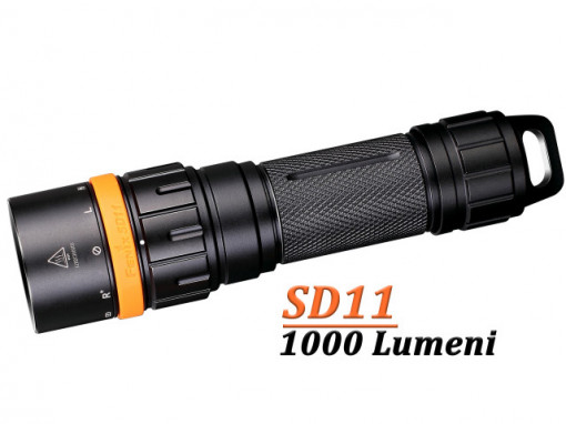Lanterna Fenix SD11 - Scufundari - 1000 lumeni 45 metri