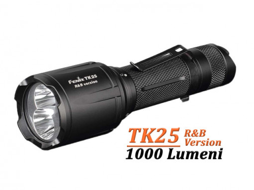 Lanterna Fenix TK25 - Versiune Red&Blue - 1000 lumeni 225 metri