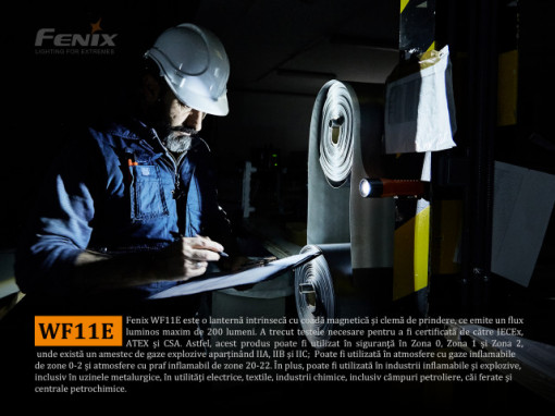 Lanterna Fenix WF11E - Lanternă ATEX - 200 Lumeni - 185 Metri 3