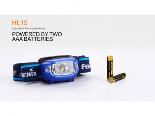 Lanterna frontala Fenix HL15 200 lumeni 50 metri baterii
