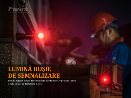 Lanterna frontala Fenix HM61R Reincarcabila 1200lumeni 145 metri 5