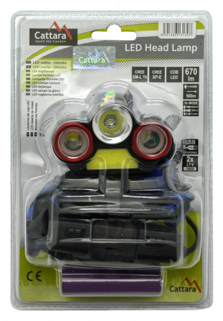 Lanterna frontala LED 670lm Trio Cattara TT13130 - Img 7