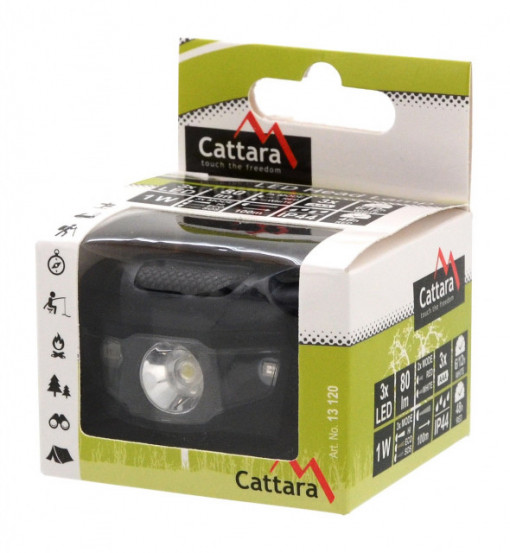 Lanterna frontala LED 80lm Cattara TT13120 - Img 6