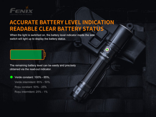 Lanternă Laser Fenix TK30 - LEP  - 500 Lumeni - 1200 Metri - ADV-434-001 5