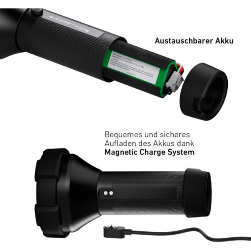 Lanterna Led Lenser P18R Work 4500LM/LI-ION + Incarcator - A8.Z502188 2