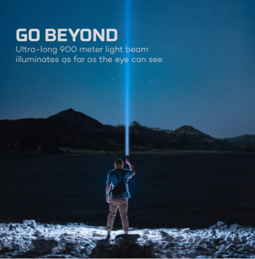 Lanterna reincarcabila Nebo Luxtreme, 500 lumeni, 900m - NEB-FLT-1008-G 3