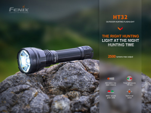 Lanternă vânătoare 2500 Lumeni Fenix HT32 640 Metri - ADV-493-001 - Img 2