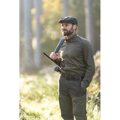 Pantaloni Blaser Ake, Olive Melange/Black - Img 5