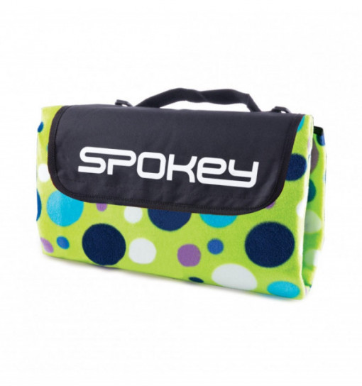 Patura pentru picnic captusita cu aluminiu Spokey Circles 180 x 210 cm 5
