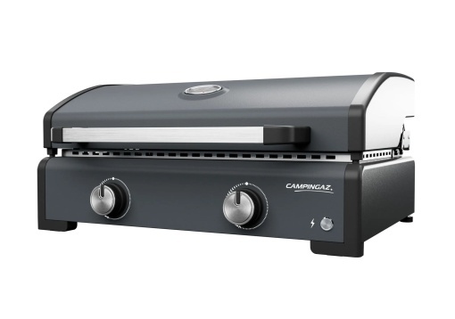 Plancha pe gaz Campingaz Sigma 2 Cook, 2 arzatoare, 6kw, fonta emailata, aprindere electronica - 2217204 - Img 3