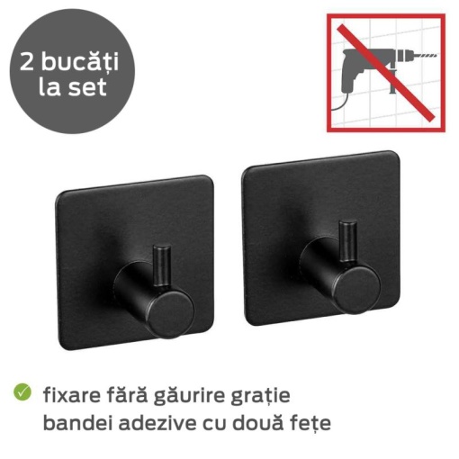 Set 2 carlige patrate Ureo Wenko Black Outdoor Kitchen - 55009100 - Img 5