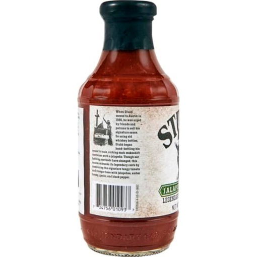 Sos Stubb's Jalapeno &amp; Honey Bar-B-Q 450 ml - ST-244 - Img 4