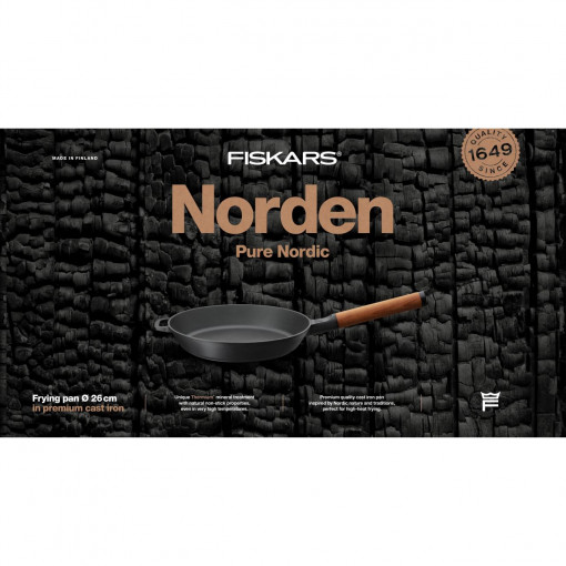 Tigaie din fonta Fiskars Norden, Ø 26 cm - Img 3