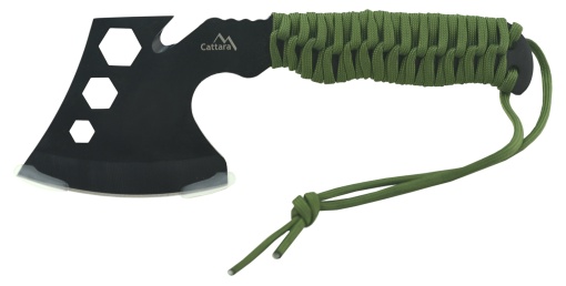 Topor multifunctional Cattara Viking 24cm, chei, paracord, teaca - TT13266 - Img 2