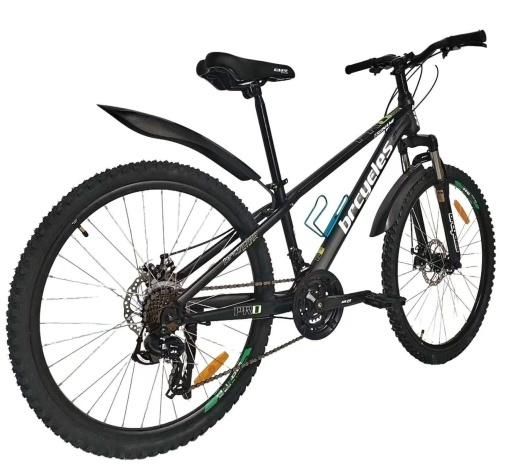 Bicicleta BR TSUNAMI PRO2025 26", 21 viteze, frane pe disc, cadru otel 14.5", manete secventiale, negru - Img 3