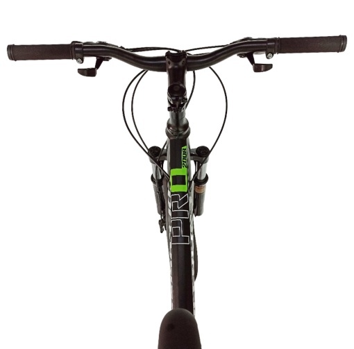 Bicicleta BR Tsunami ProMG 24", cadru otel 13", jante magneziu, manete secventiale, frane disc, 21 viteze, negru - Img 9