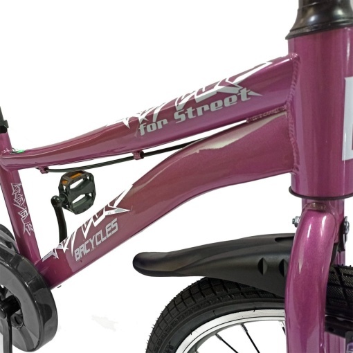Bicicletă copii BR Neptune 20", cadru oțel, roz, varsta 7 - 10 ani - Img 8