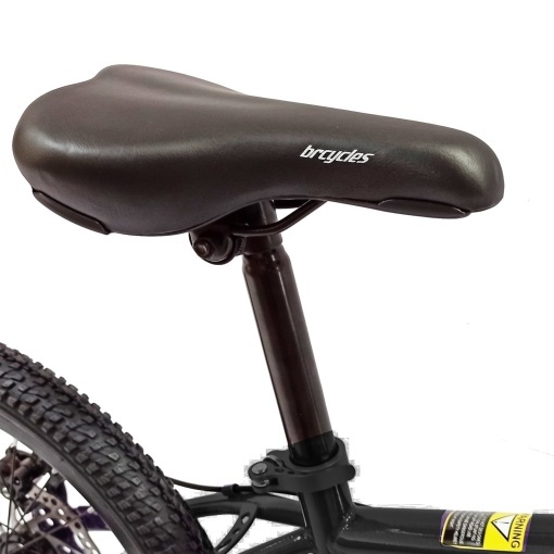 Bicicleta copii BR Tornado 20", cadru aluminiu 12", manete revoshift, frane disc, 7 viteze, negru, varsta 7-10 ani - Img 12