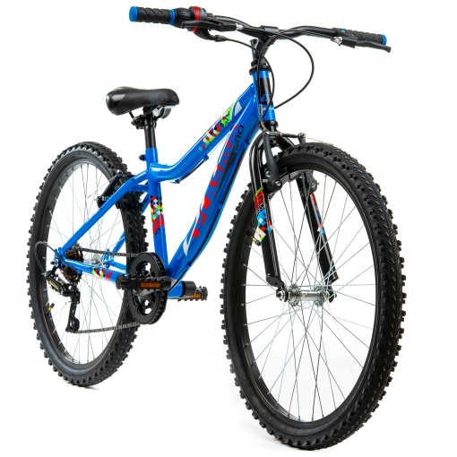 Bicicleta Copii DHS Plasma - 24 Inch, Albastru - Img 2