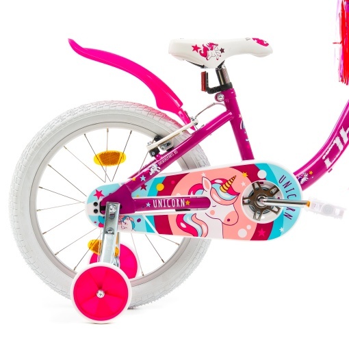 Bicicleta Copii DHS Unicorn - 20 Inch, Roz/Albastru - Img 5