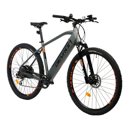 Bicicleta Electrica Devron Vulcan - 29 Inch, L, Gri - Img 2