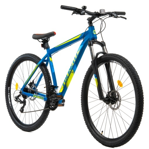 Bicicleta MTB Colinelli COL25, Marimea M, 29 inch, Albastru, Schimbator Shimano ST-EF500 EZ-FIRE PLUS, 24 Viteze, Cadru Aluminiu, Frane pe Disc - Img 2