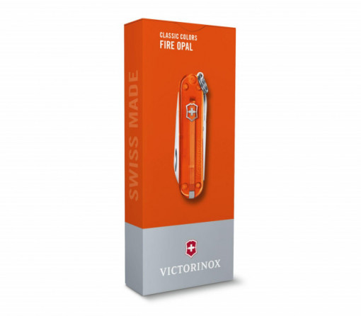 Briceag Victorinox SD Classic Transparent, Fire Opal - 0.6223.T82G 2 4