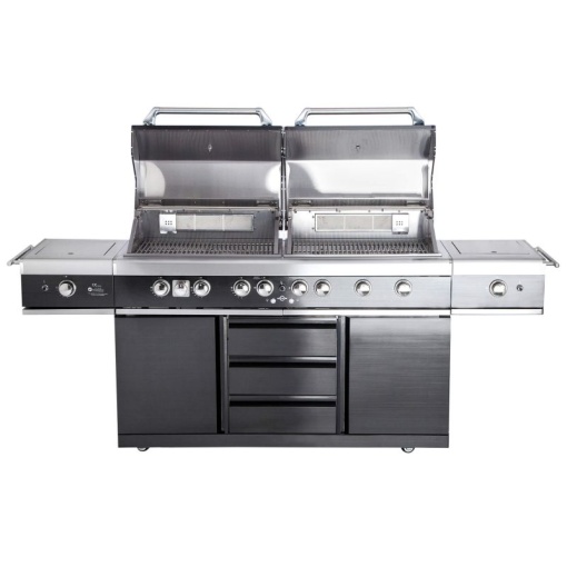 Bucatarie de exterior din inox, gratar pe gaz cu Air System ALL GRILL Top-Line Extrem Light - 100960 - Img 2