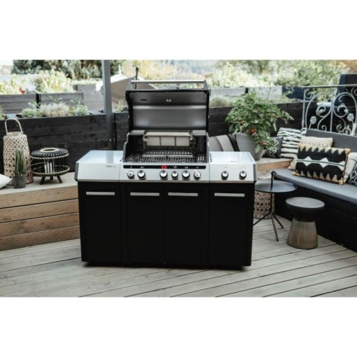 Bucatarie pe gaz, 3 arzatoare inox, arzator infrarosu ajustabil, grile fonta, Enders Uniq Pro 3 IK Kitchen Turbo - 860833 - Img 8