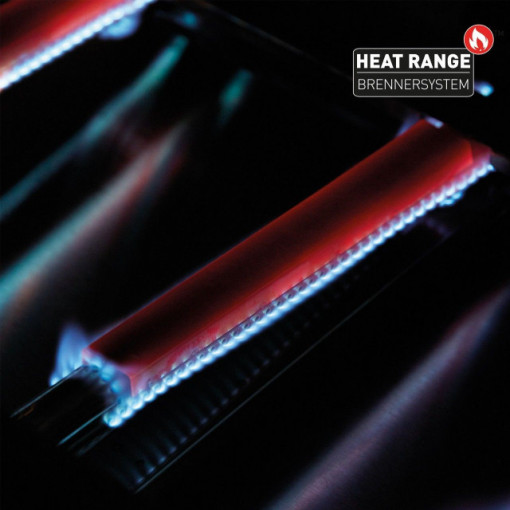 Bucatarie pe gaz, 4 arzatoare inox, arzator infrarosu, grile fonta, Enders Kansas Pro 4 SIK Profi Turbo - 8711 7