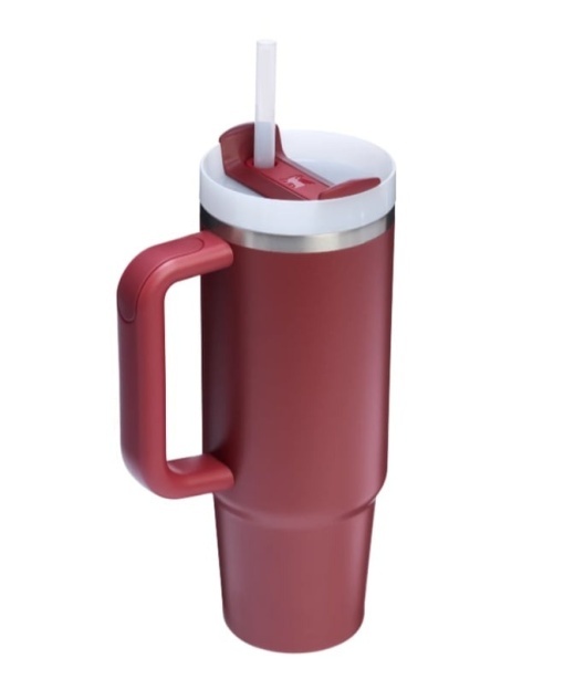 Cana termoizolanta Stanley The Quencher H2.O FlowState Tumbler 0.89L, Cranberry - 10-12551-155 - Img 2