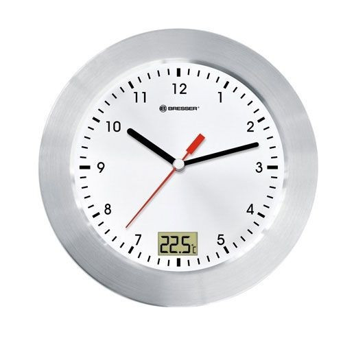 Ceas de perete cu termometru Bresser MyTime RC - 8020112