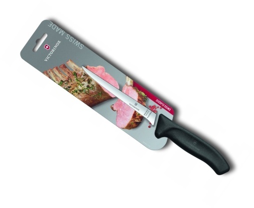 Cutit pentru dezosat Victorinox Boning Knife, lama 12cm, negru - 5.6613.12M - Img 2