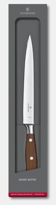 Cutit pentru filetat Victorinox Grand Maitre Forged Filleting Knife, lama 20cm, Wood 7.7210.20G - Img 4