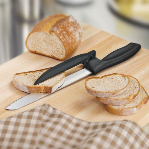 Cutit Victorinox DUX pentru feliat cu ghidaj, lama 21cm - 6.8663.21 taiere paine