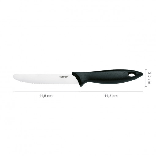 FISKARS Cutit pentru tomate Fiskars Essential, 12 cm, otel inoxidabil - 1023779 - Img 2
