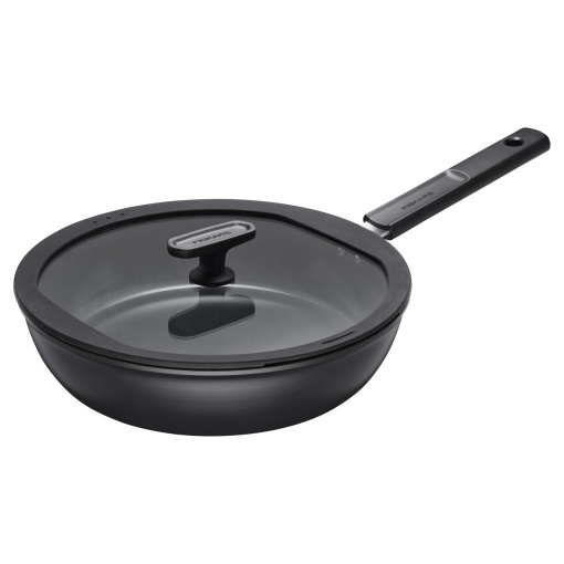 FISKARS Tigaie cu capac pentru sote 28cm, Hard Face - 1075530 - Img 4