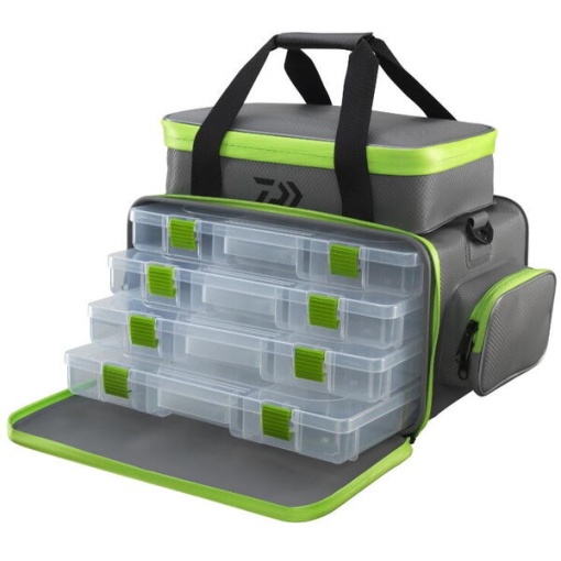 Geanta Accesorii cu 4 Cutii Daiwa Prorex EVA WP L 50x26x32cm - Img 2
